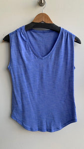Pre-Owned Lululemon Light Blue Cinch ShooulderTank Top- Size Small (Estimated)