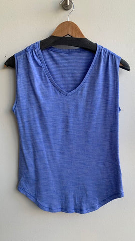 Pre-Owned Lululemon Light Blue Cinch ShooulderTank Top- Size Small (Estimated)