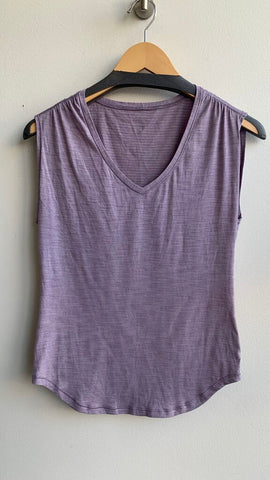 Pre-Owned Lululemon Purple Cinch ShooulderTank Top- Size Small (Estimated)