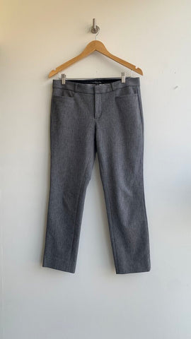 Pre-Owned Banana Republic Grey Cropped Sloan Trousers - Size 6