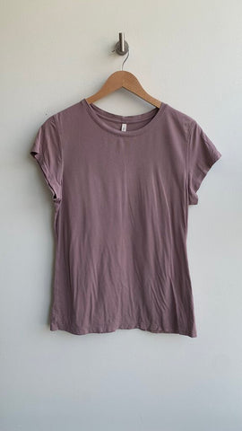 Pre-Owned Babaton Mauve Back Seam Tee - Size Large