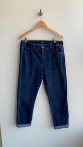 Pre-Owned Charlie B Dark Wash Straight Leg Jeans - Size 12
