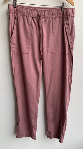 Pre-Owned Buffalo Dusty Red Stretch Waist Cargo Pant- Size Medium