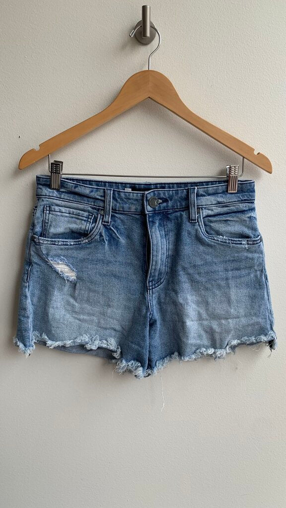 Pre-Owned Kut from the Kloth Light Wash High Rise Cut-Off Denim Shorts - Size 6