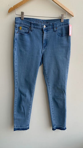 Pre-Owned Yoga Jeans Light Wash Skinnies - Size 28