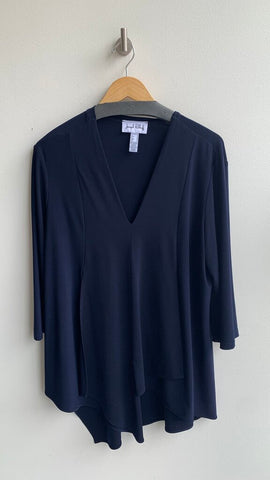 Pre-Owned Joseph Ribkoff Navy 3/4 Sleeve Tunic - Size 18