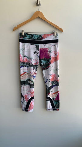 Pre-Owned Lululemon Marble Print Leggings - Size 6