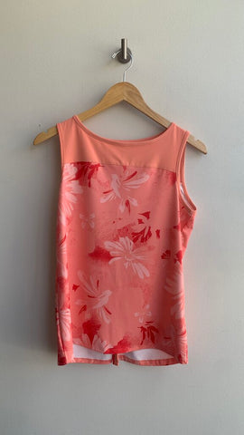 Pre-Owned Columbia Peachy Pink Graphic Tank - Size Medium