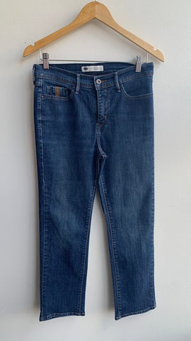 Pre-Owned Vintage Levi's Dark Wash 512 Slimming Straight Leg Pant - Size 10 P