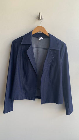 Pre-Owned Kim & Co Denim Blazer Fit Jacket- Size X-Small