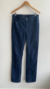 Pre-Owned Kimes Ranch Dark Blue Denim 'Betty' Straight Leg Jeans- Size 8