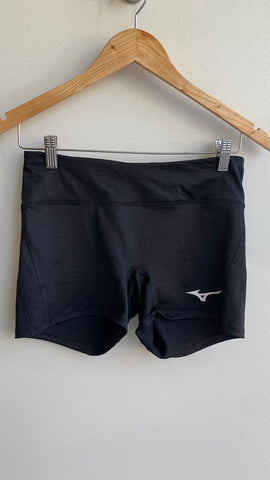 Pre-Owned Mizuno Black Spandex Shorts - Size Medium