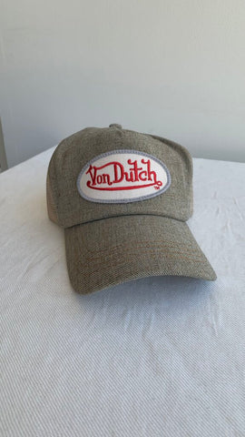 Pre-Owned Von Dutch Taupe Trucker Hat