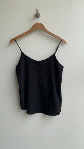 Pre-Owned Le Chateau Black Basic Tank Top- Size X-Small
