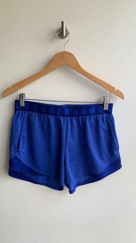 Pre-Owned Under Armour Bright Blue Shorts- Size Medium
