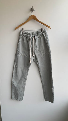 Pre-Owned One Teaspoon Green Drawstring Skinny Jogger- Size X-Small