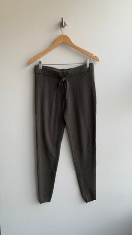 Pre-Owned Guess Green Knit Drawstring Waist Joggers- Size Small