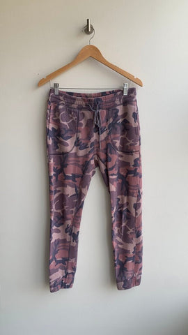 Pre-Owned Free People Pink/Red/Purple Camo Joggers- Size Small