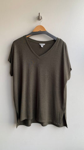 Pre-Owned Orvis Green Knit Short Sleeve Tee- Size X-Large