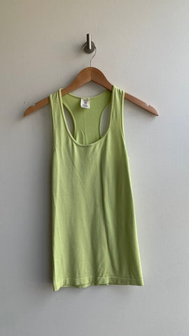 Pre-Owned C'est Moi Lime Green Stretch Tank - One Size