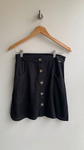 Pre-Owned Picture Black Button Front Skirt - Size Small