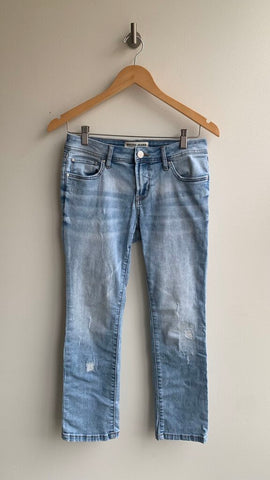 Pre-Owned Brody Slightly Distressed Denim Capri - Size 26