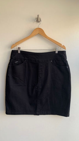 Pre-Owned FDJ Black Stretch Skirt- Size 14