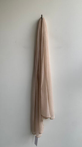 Pre-Owned Champagne Sheer Cover Up Shawl/Scarf