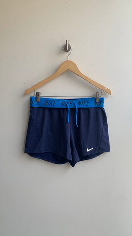 Pre-Owned Nike Blue Dri-Fit Shorts- Size Small