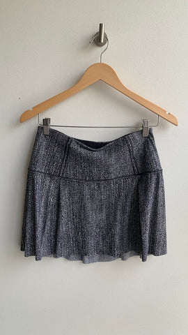Pre-Owned Lululemon Dark Blue Printed Tall Skort- Size 6