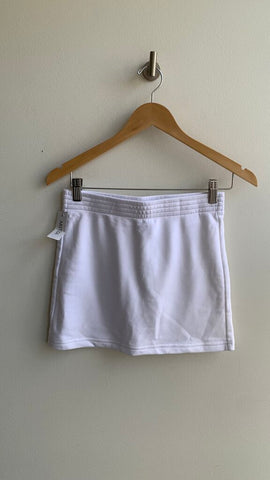 Pre-Owned Aritzia White Stretch Mini Skirt (NWT)- Size X-Small