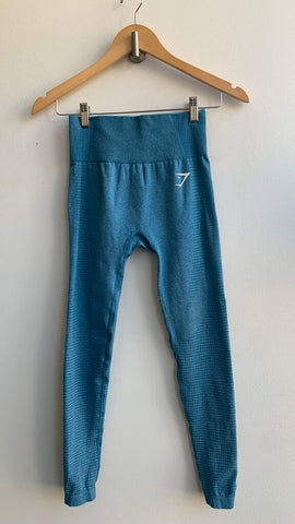 Pre-Owned Gymshark Blue Shaped Leggings- Size Small (Estimated)