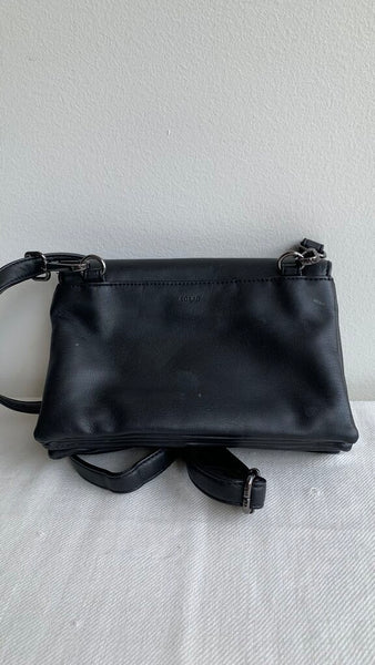 Pre-Owned CoLab Black Multi Compartment Envelope Style Crossbody