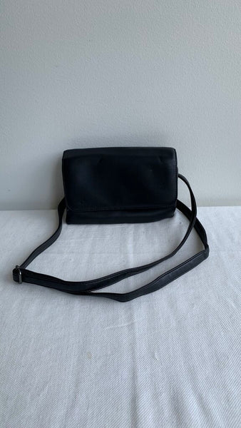 Pre-Owned CoLab Black Multi Compartment Envelope Style Crossbody