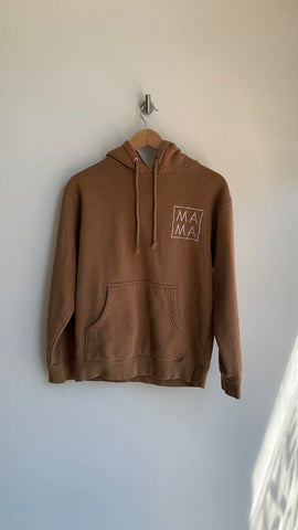 Pre-Owned Camel 'Mama' Bunnyhug Sweater- Size Medium (Estimated)