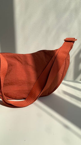Pre-Owned Orange Crossbody Bag
