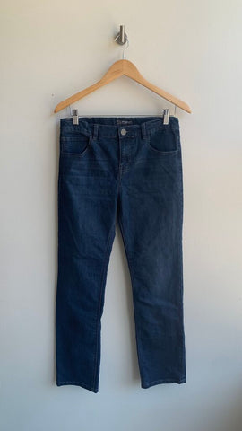 Pre-Owned Silver Medium Blue Wash Straight Leg Jeans - Size 4 (Estimated, Listed 16 Youth)
