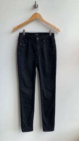 Pre-Owned Silver Jeans Black High Rise Skinny Jeans - Size 26