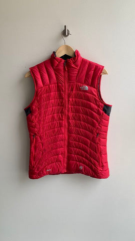 Pre-Owned North Face Red Packable Puffer Vest - Size Medium