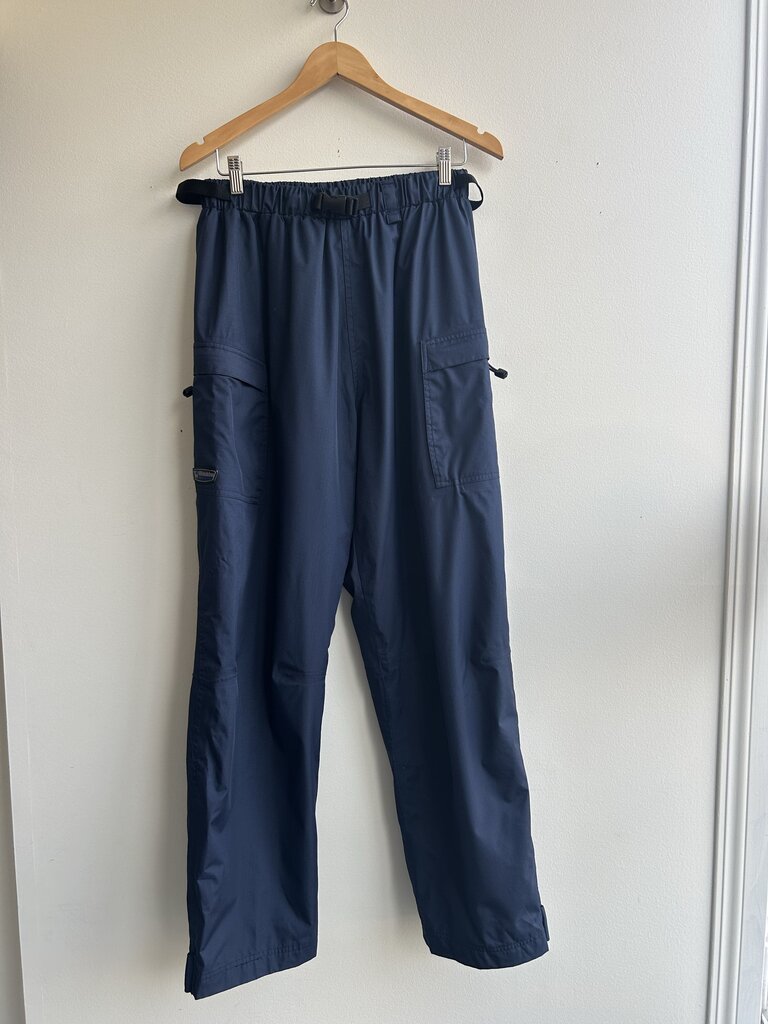 Pre-Owned Wetskins Navy Adjustable Waist Splash Pants- Size Large