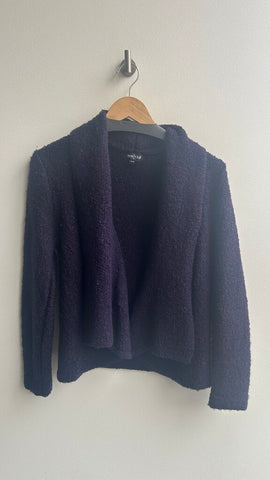 Pre-Owned Onyx Purple Waterfall Cardigan - Size Medium