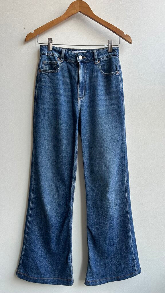 Pre-Loved Dynamite Denim Medium Wash 'Hailey' Flare Jeans- Size 25