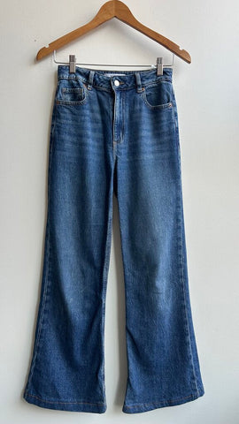 Pre-Loved Dynamite Denim Medium Wash 'Hailey' Flare Jeans- Size 25