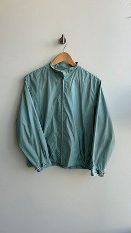 Pre-Owned Ports International Green Zip Up Wind Breaker- Size Small