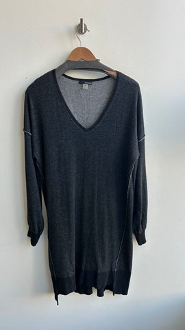 Pre-Owned Renuar Black Sweater Dress- Size Large