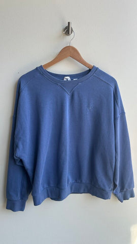 Pre-Owned Roxy Slate Blue Crewneck Sweater- Size Large