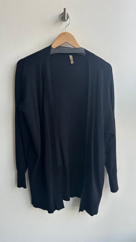 Pre-Owned Soyaconcept Black 'Dollie' Open Front Cardigan- Size XX-Large