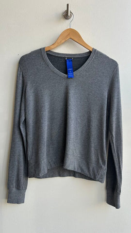 Pre-Owned Kit & Ace Grey V-Neck Long Sleeve Sweater- Size 4