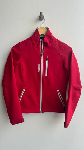 Pre-Owned Rossingol Red Zip Front Jacket - Size Small