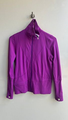 Pre-Owned Lululemon Purple Thumbhole Full Zip Sweater- Size Medium (Estimated)